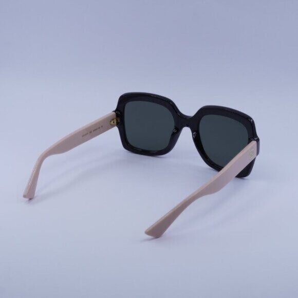 Gucci GG1337S 008 Sunglasses Black/Pink Square Frame, Grey Lenses main image 7